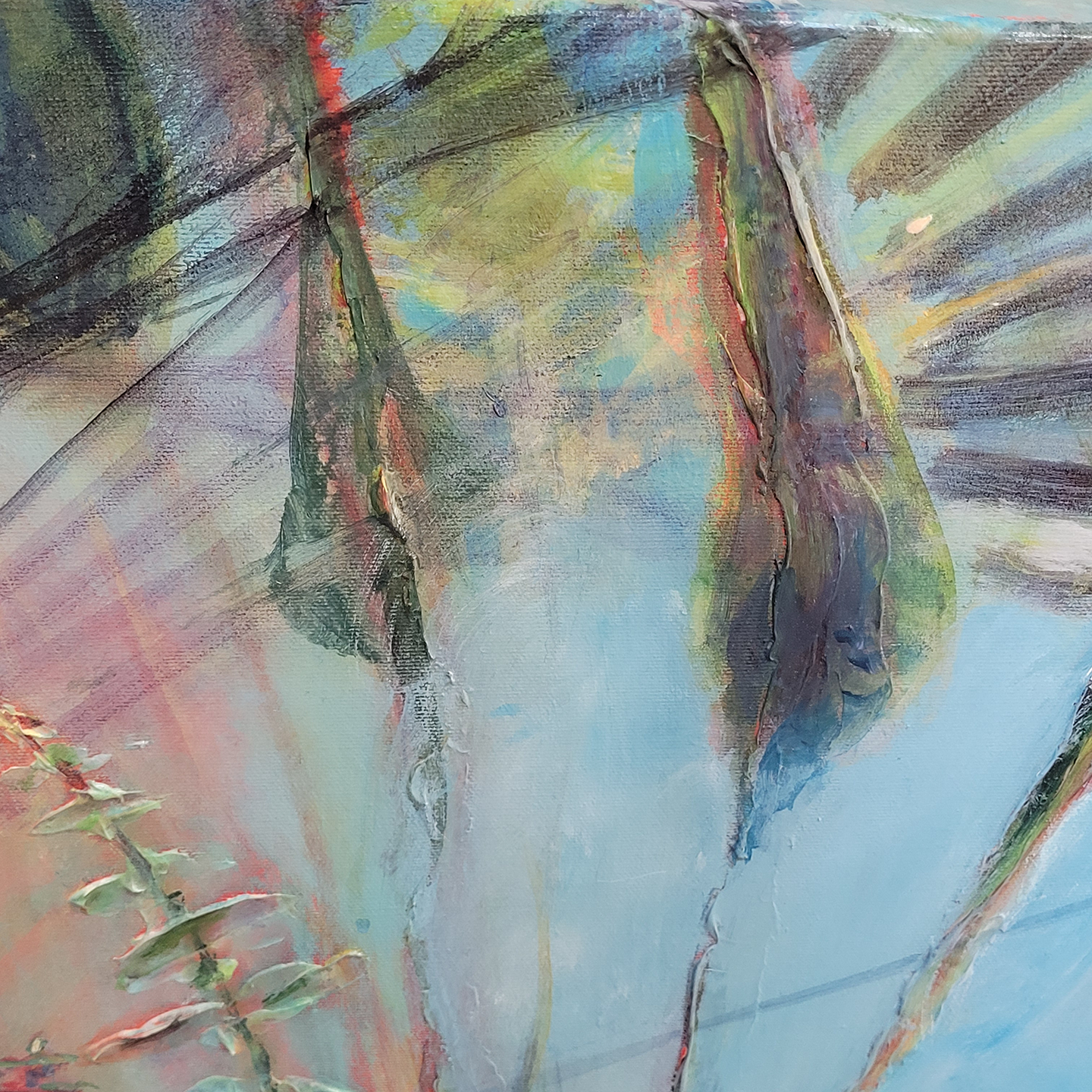 Conversations With Friends | Original Acrylic Painting - Original Watercolour Art by Canadian Artist Pamela Paulenko, painting Ontario wildlife