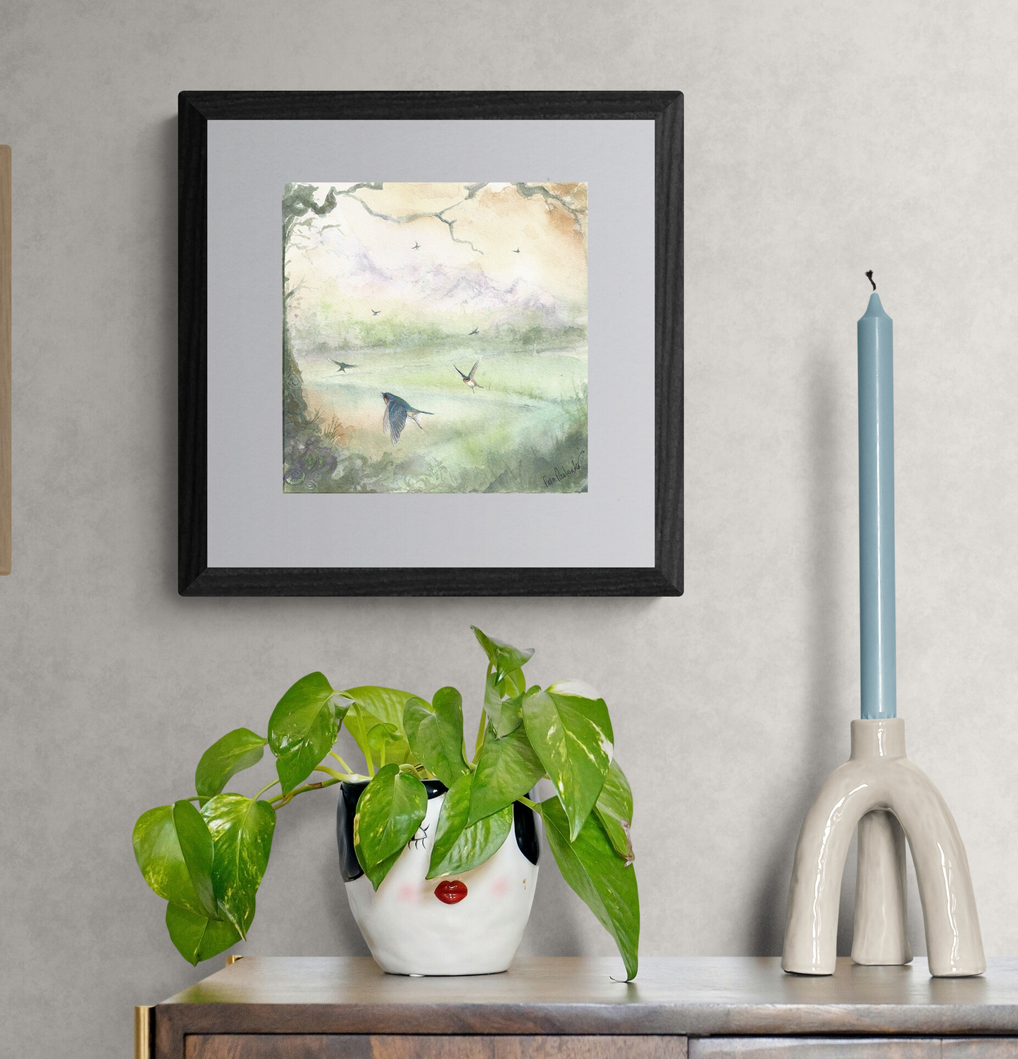 Peaceful Easy Feeling |  Original watercolour painting - Original Watercolour Art by Canadian Artist Pamela Paulenko, painting Ontario wildlife