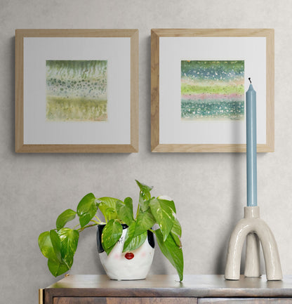 Muskellunge Colour Mashup | Original Watercolour Painting - Original Watercolour Art by Canadian Artist Pamela Paulenko, painting Ontario wildlife