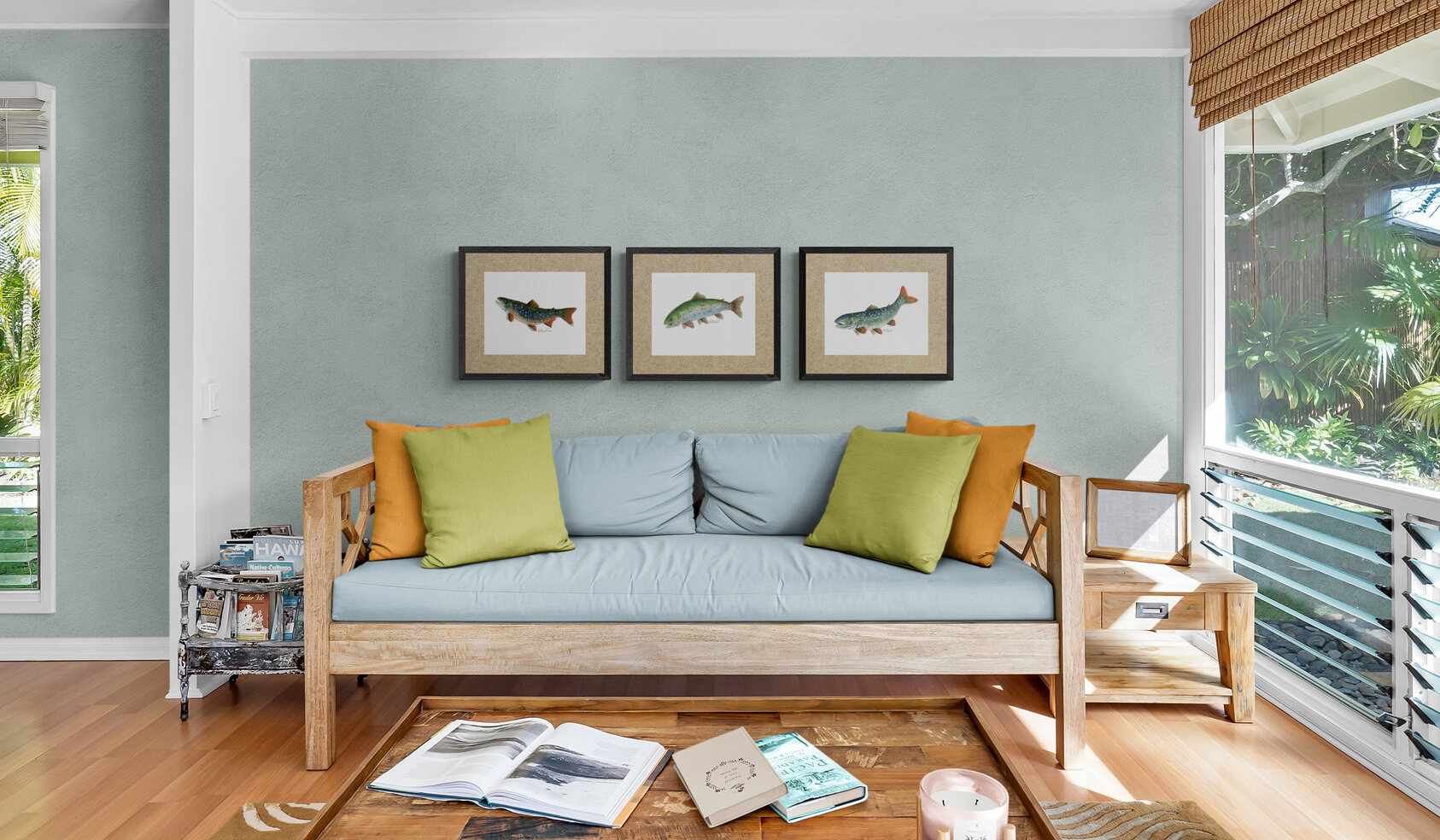 Classic Matte Paper Poster  Rainbow Trout Watercolour - Original Watercolour Art by Canadian Artist Pamela Paulenko, painting Ontario wildlife